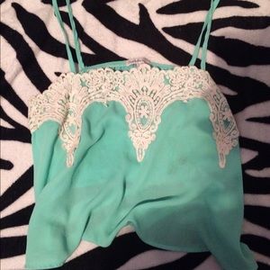 Cropped Charlotte Russe tank top